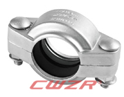 95L ranura de baja presión de acero inoxidable (Coupling) Clamps