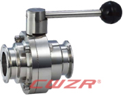 Sanitary Threaded Triplet Ball Valve